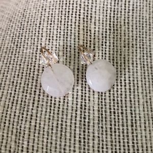 White Quartz Earrings
